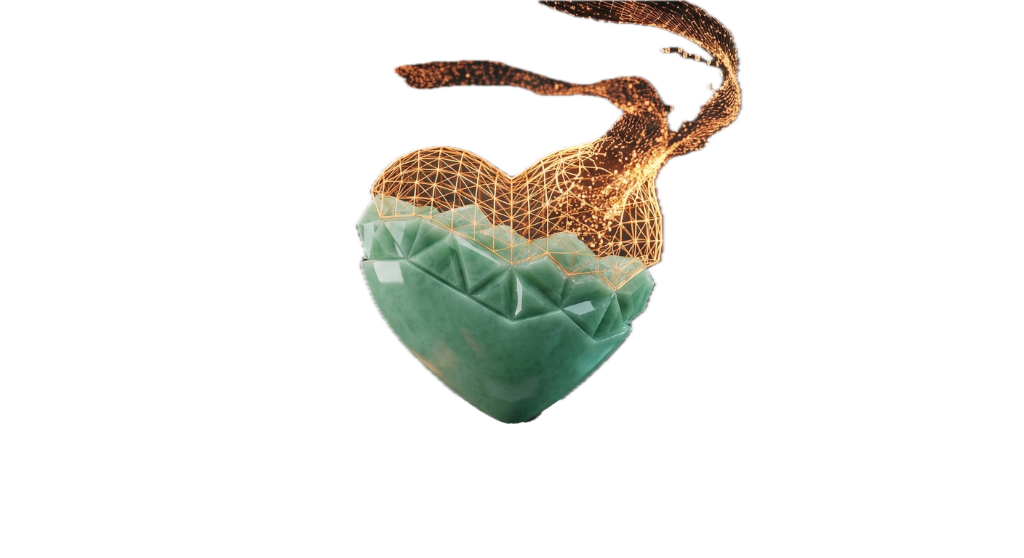 Jadeite Heart Mascot